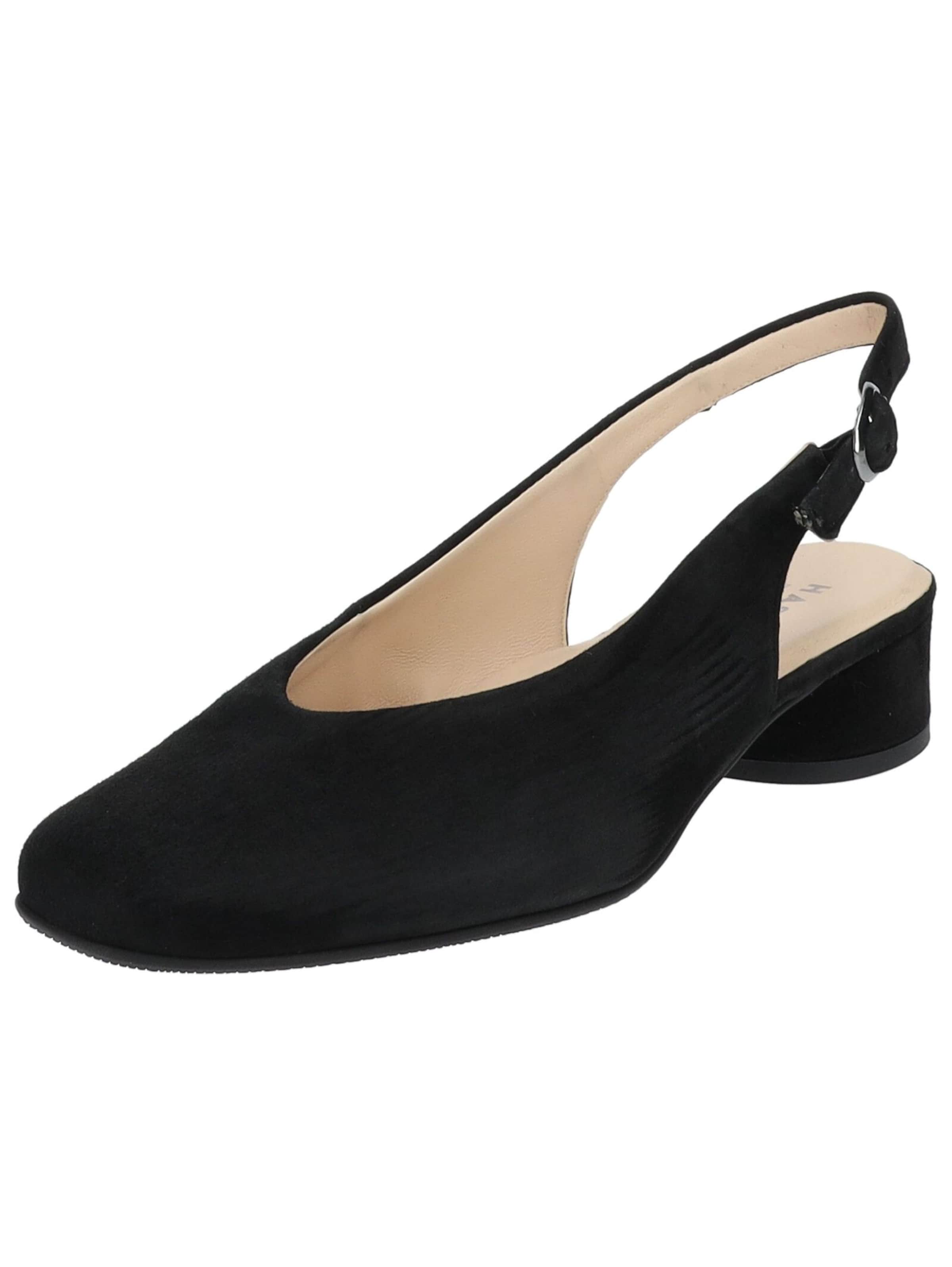 HASSIA Slingback pumps 'Roma' in Black: front