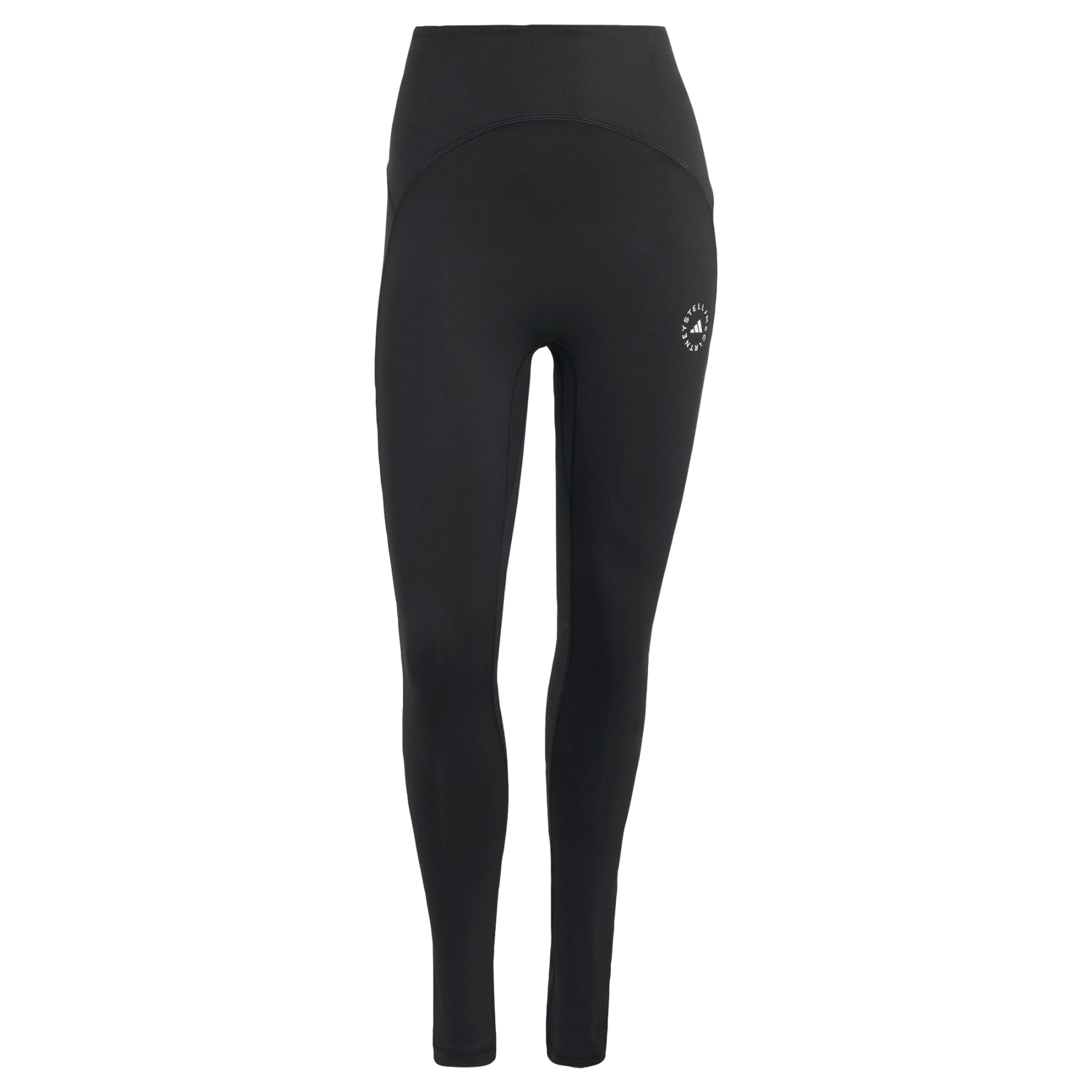 Skinny Pantalon de sport 'adidas by Stella McCartney Studio Ruched' ADIDAS BY STELLA MCCARTNEY en noir : devant