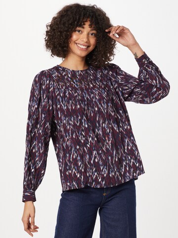 s.Oliver Blouse in Blauw: voorkant