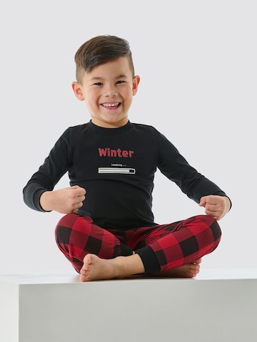 SCHIESSER Pajamas ' Family ' in Red