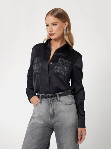 GUESS Blouse 'MARGUERITE' in Black: front