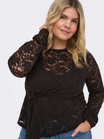 ONLY Carmakoma Bluse i sort