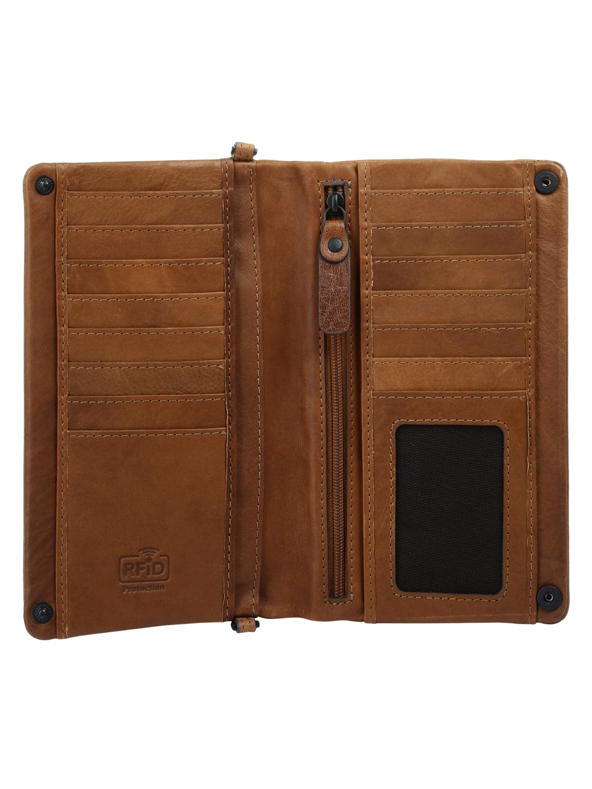 X-ZONE Wallet 'X-ZONE Geldbörse' in Brown