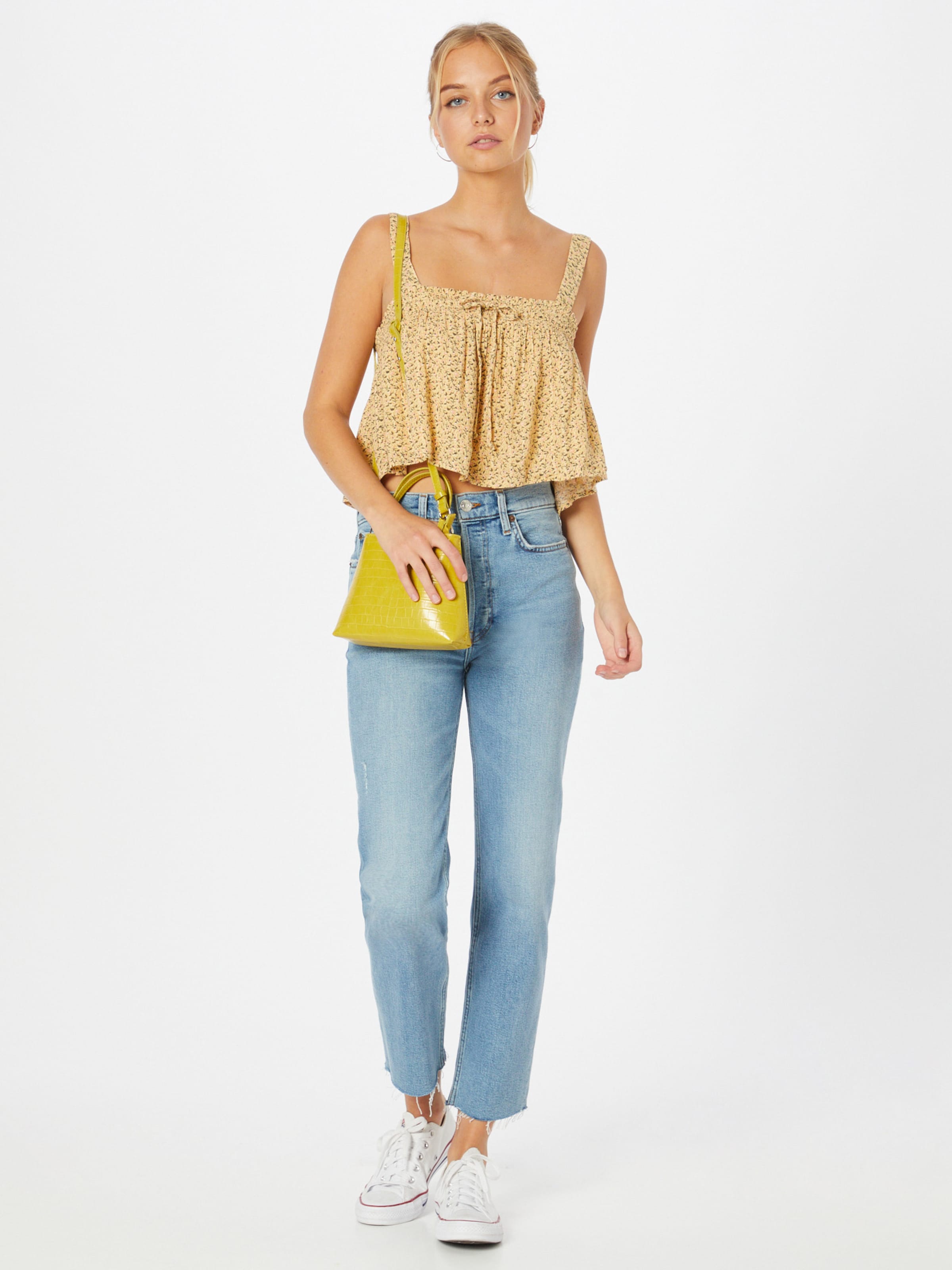 yellow tube top american eagle