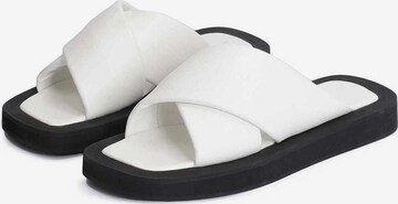 Kazar Studio Mules in White