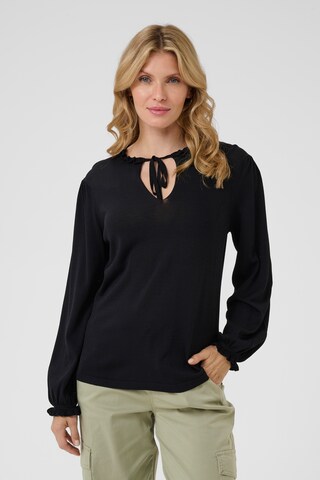 Pull-over 'Maro' Cream en noir : devant