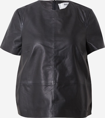 Maze Blouse in Black: front