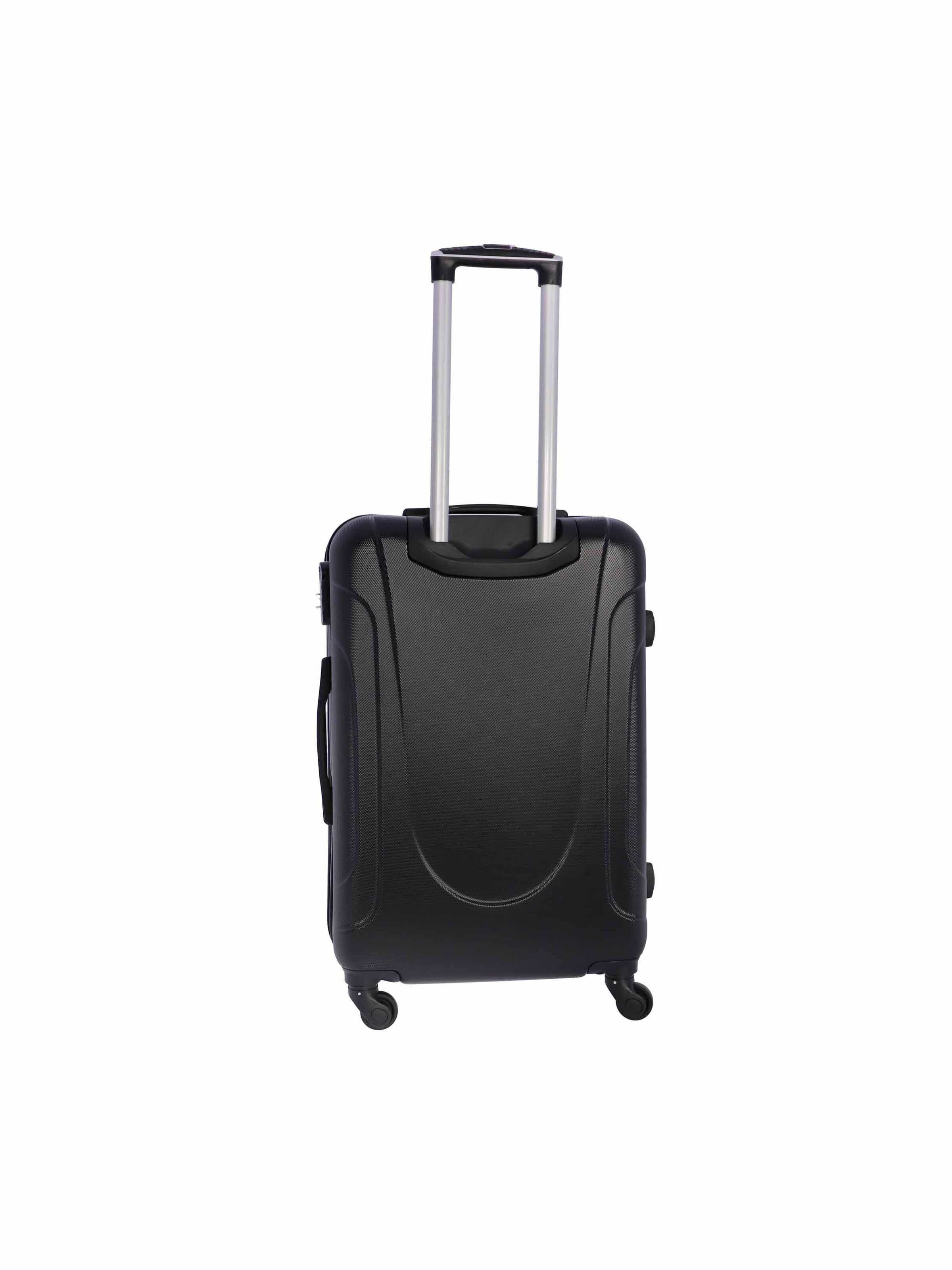 Coronel Tapioca - Carrito 'Coronel Tapioca Maleta Mediana 23 kg | Maleta de Viaje Rígida con 4 Ruedas Dobles 360º, Candado numérico y Asa Telescópica | Equipaje Resistente al Agua para Viajes en Avión' en negro