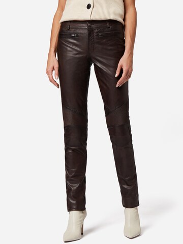 RICANO - Slimfit Pantalón 'Donna' en marrón: frente