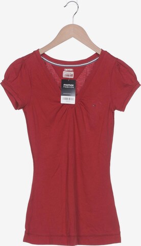 Tommy Jeans T-Shirt S in Rot: predná strana