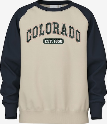 NAME IT Sweatshirt 'VILDAR' in Beige: front