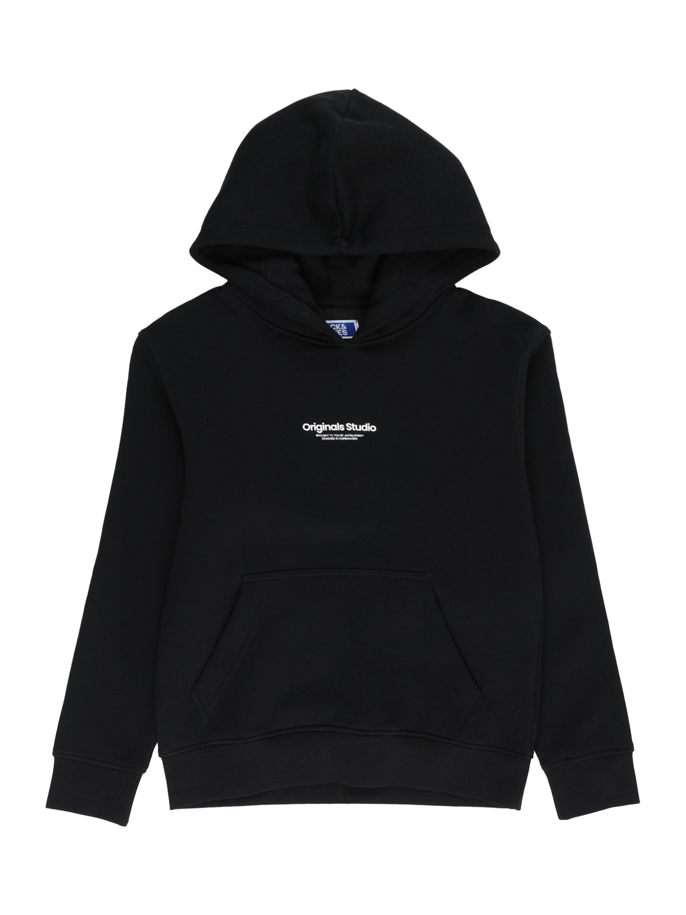 Jack & Jones Junior Μπλούζα φούτερ 'JORVesterbro' σε μαύρο: μπροστά