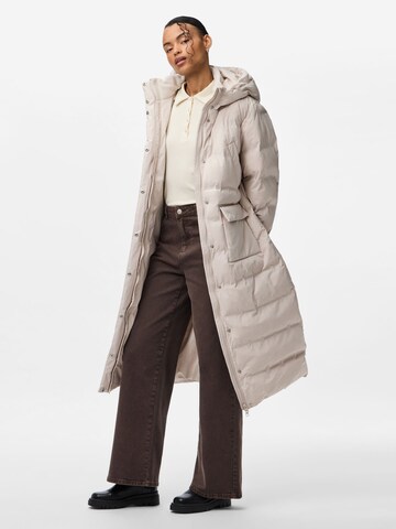 PIECES Winterjas 'PCNORMA' in Beige