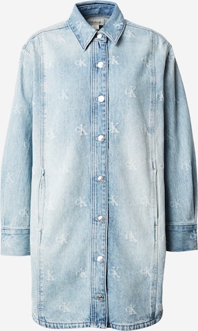 Calvin Klein JeansKošulja haljina - plava boja: prednji dio