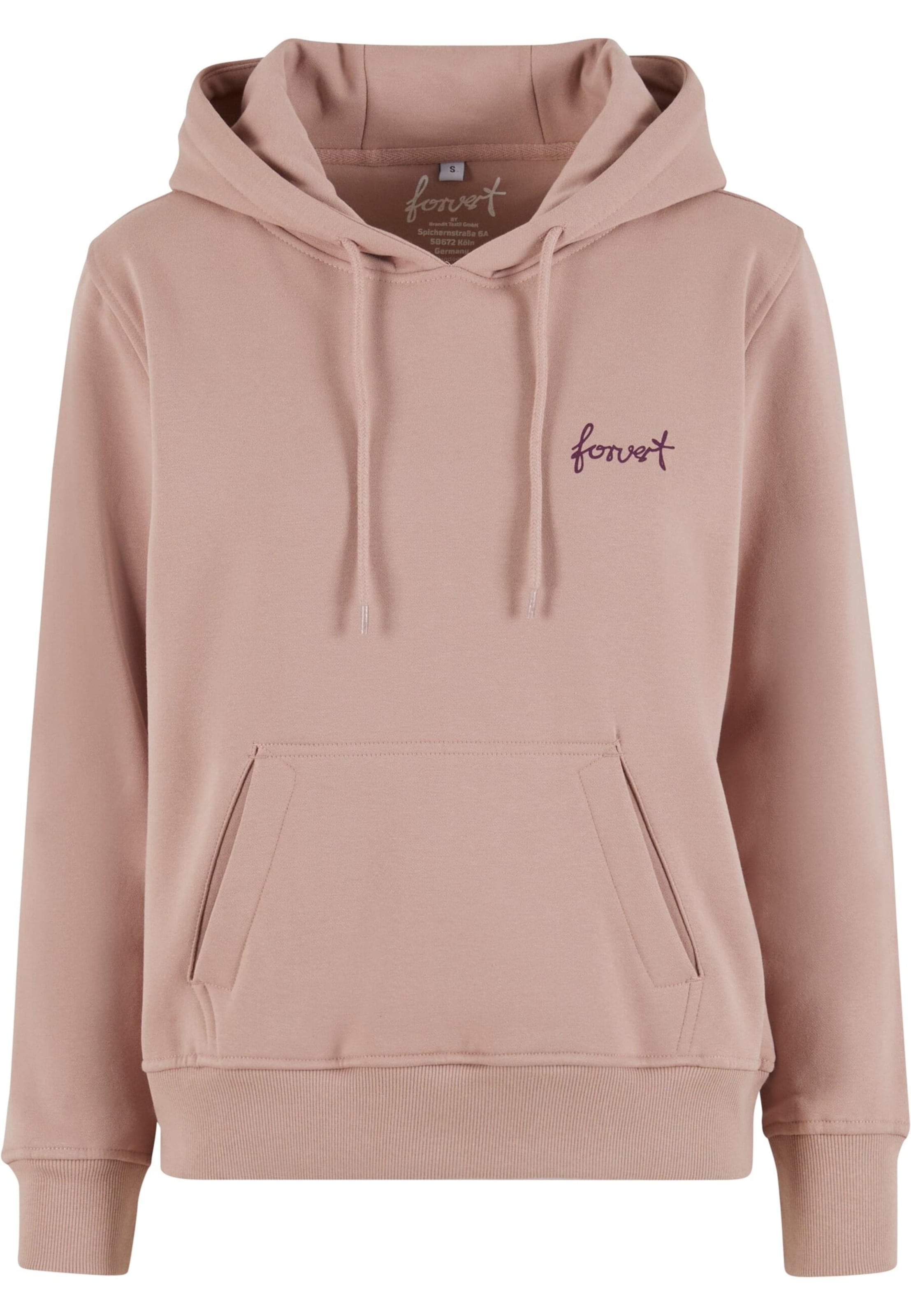 Felpa 'Napa' di Forvert in rosa: frontale