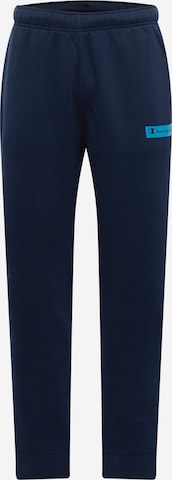 Champion Authentic Athletic Apparel Tapered Broek in Blauw: voorkant