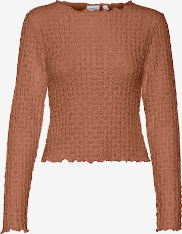 Aware Shirt 'VMShelby' in Braun: Vorderseite