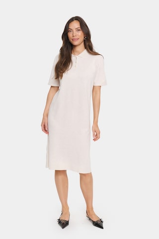 SAINT TROPEZ - Vestido 'Mila' em bege