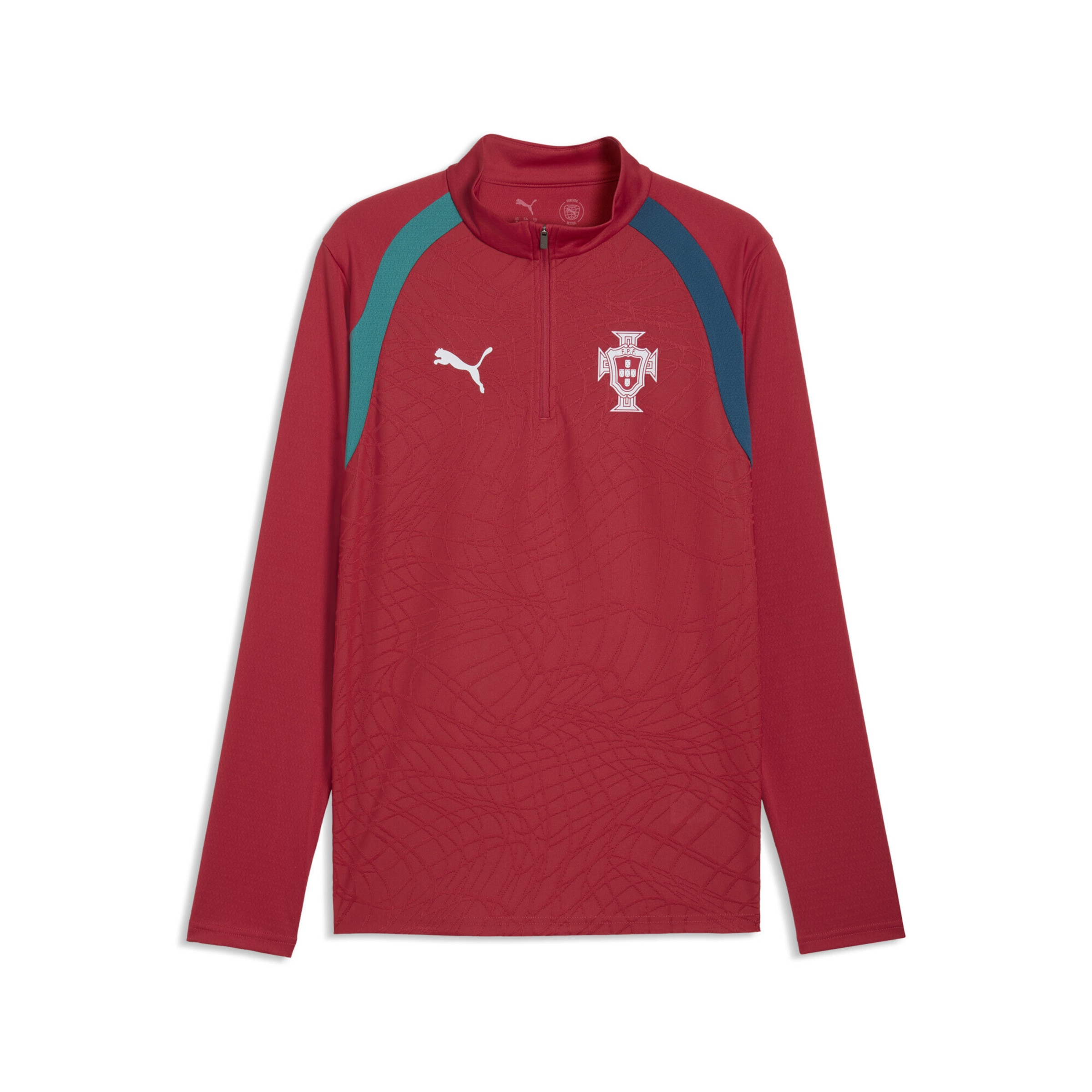 PUMA Functioneel shirt 'Portugal' in Rood: voorkant