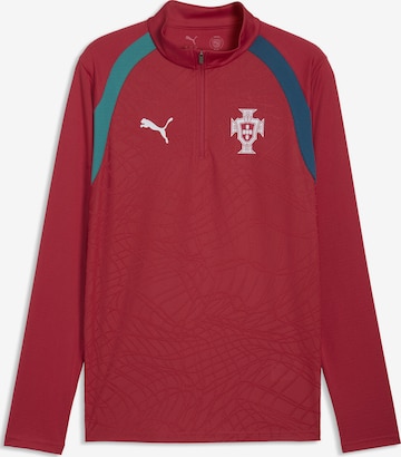 T-Shirt fonctionnel 'Portugal' PUMA en rouge : devant
