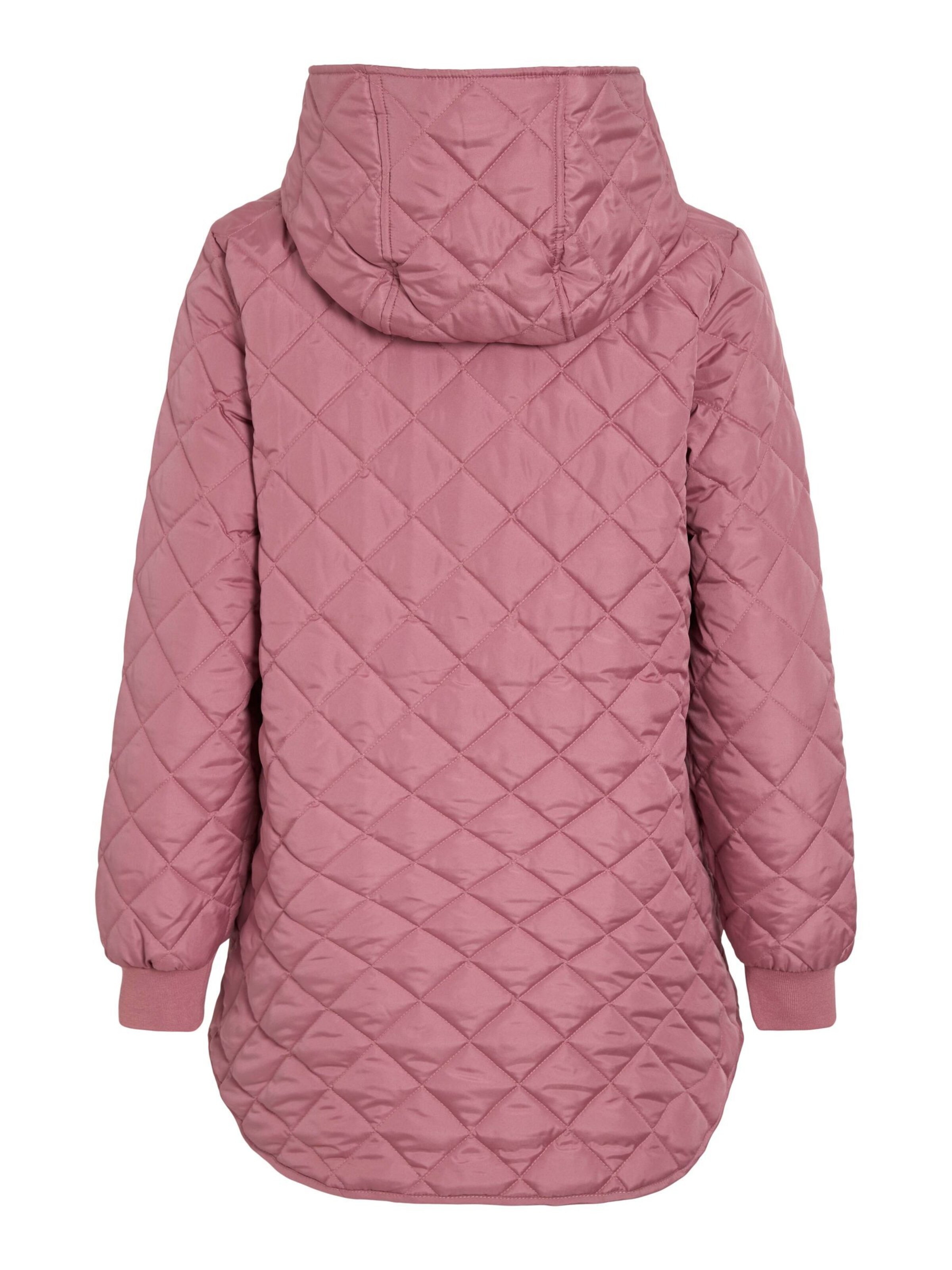 VILA - Abrigo de entretiempo en rojo