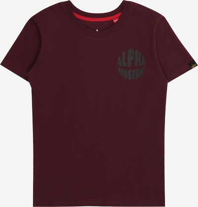 ALPHA INDUSTRIES Majica u kraljevski zelena / trešnja crvena, Pregled proizvoda