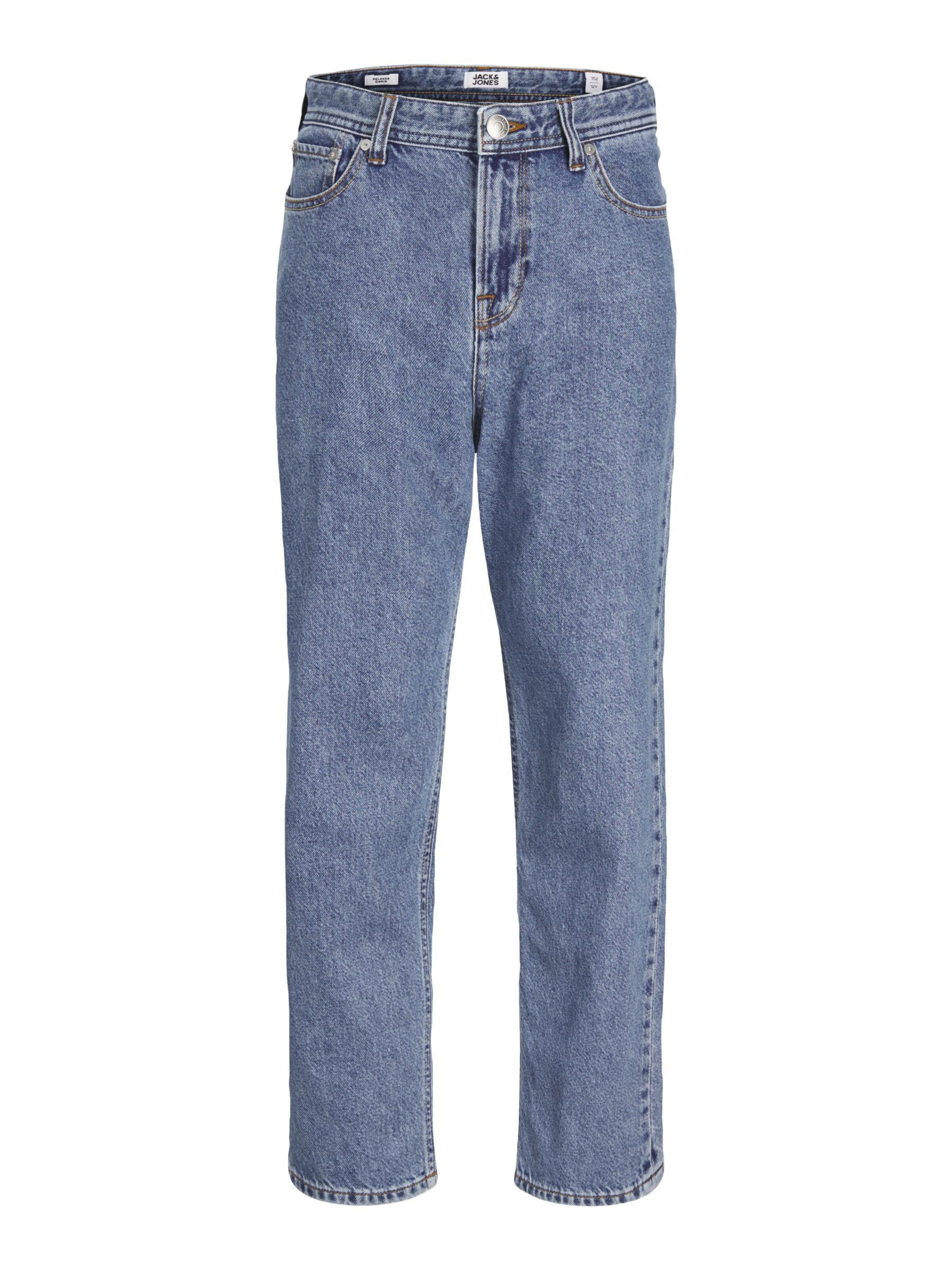 Loosefit Jean 'Chris' Jack & Jones Junior en bleu : devant