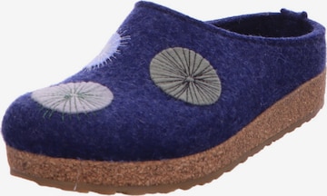 HAFLINGER Mules 'Radius' in Blue: front