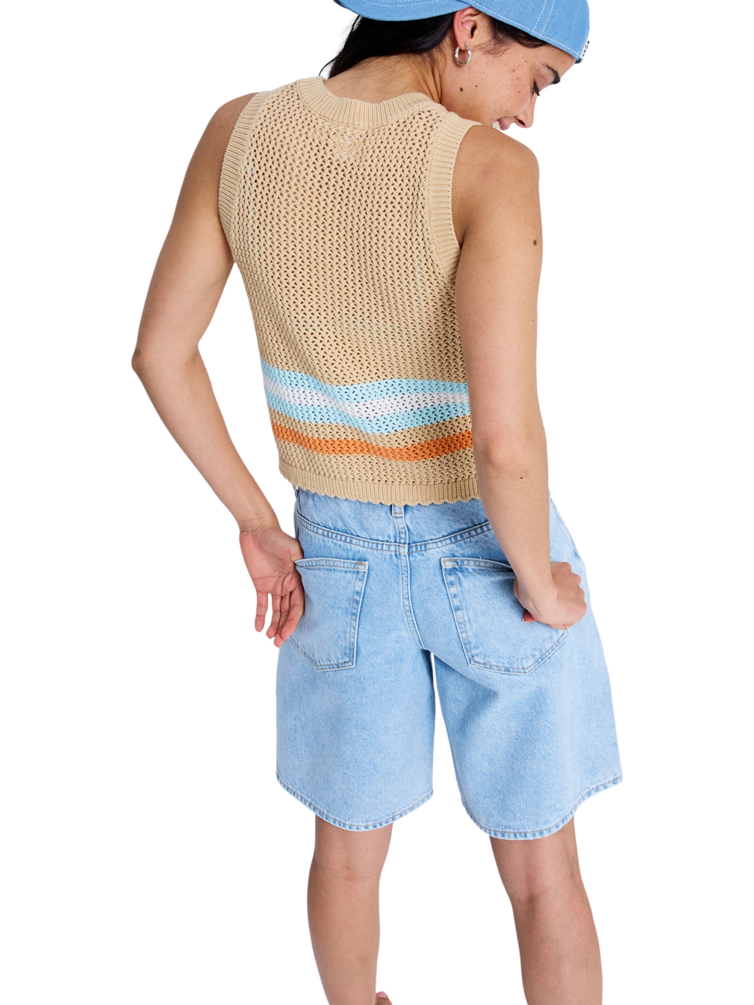 ROXY Knitted Top 'Sandy Shells' in Beige