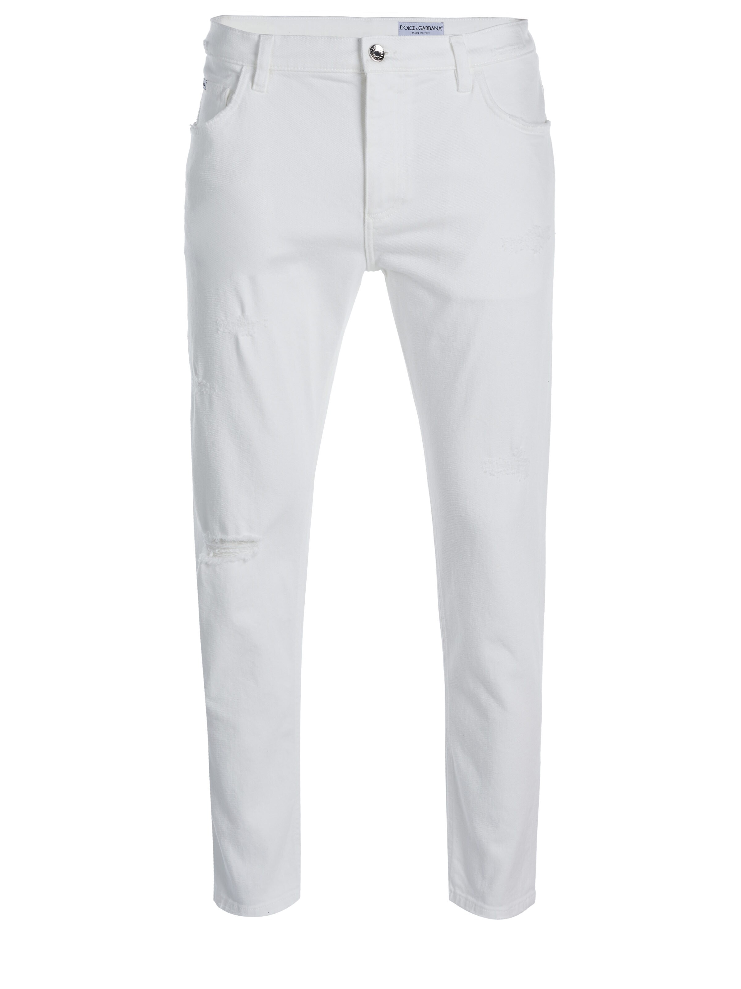 DOLCE & GABBANA Slim fit Jeans in White: front
