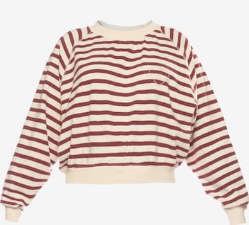 Le Temps Des Cerises Sweater in Beige: front