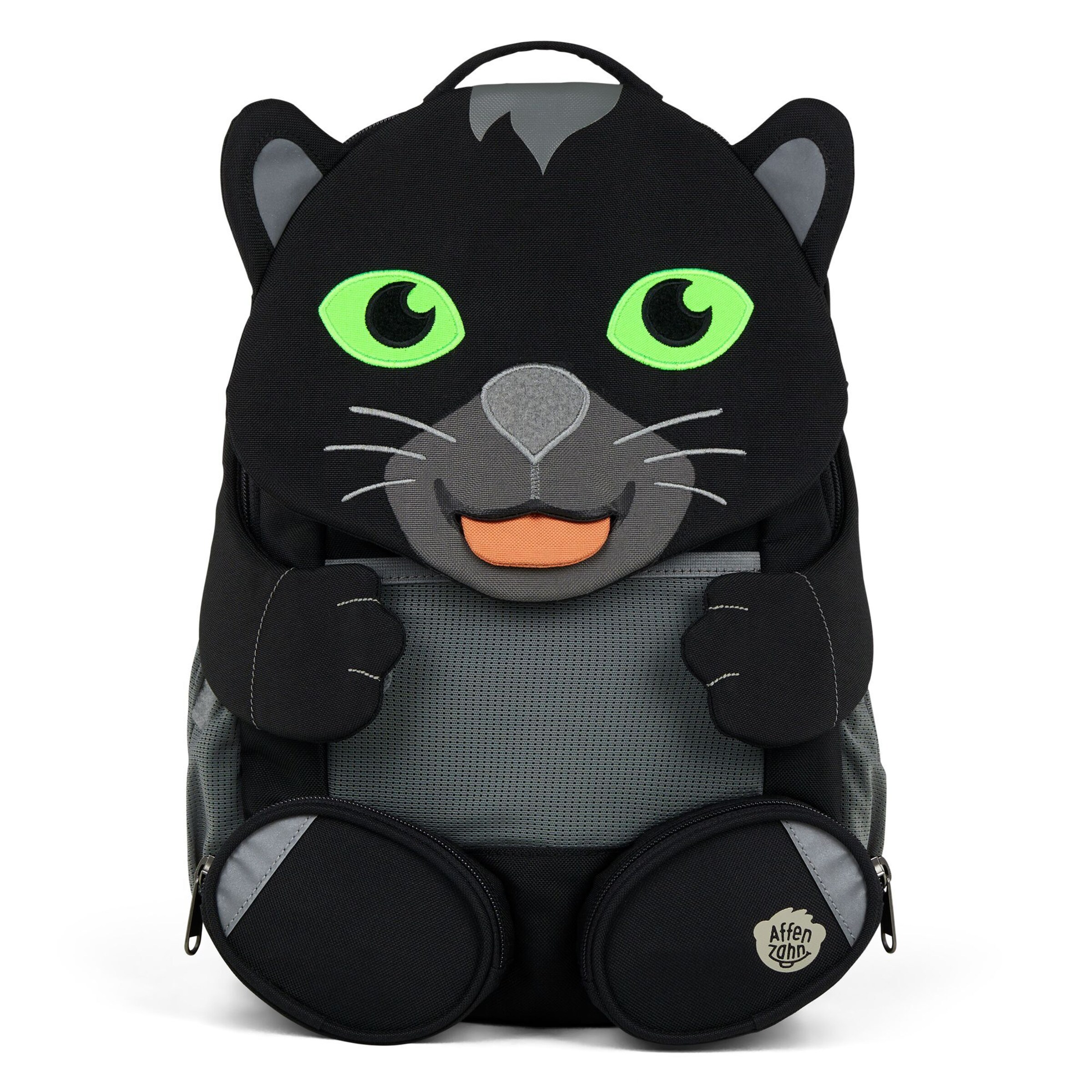 Affenzahn Backpack 'Großer Freund' in Black: front