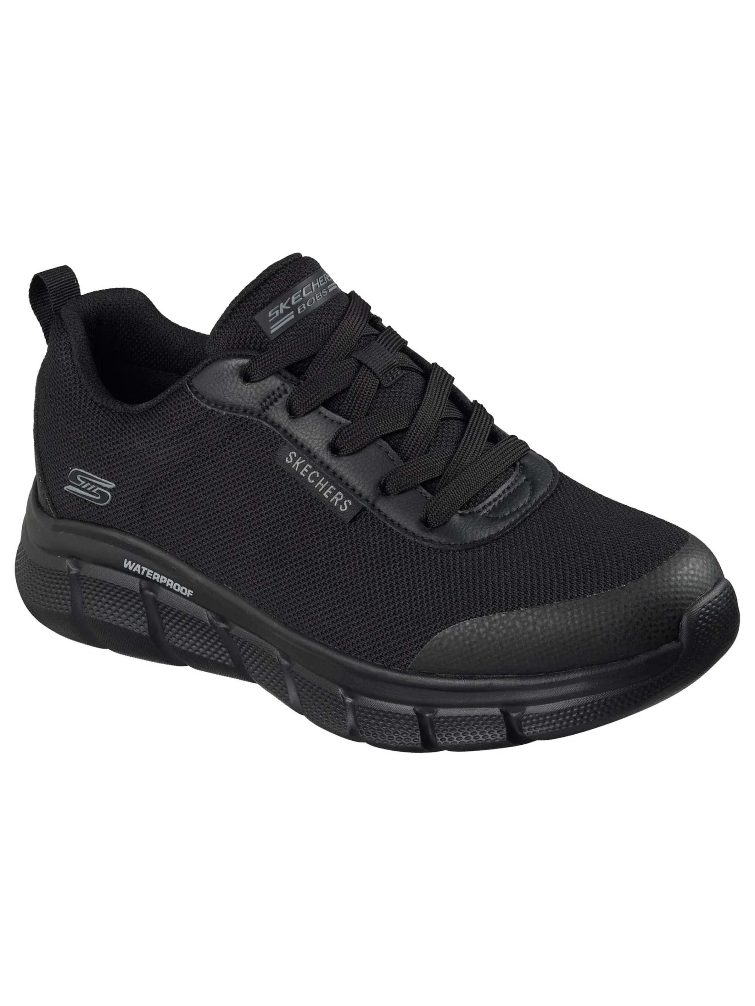 SKECHERS Sneakers laag 'Bobs B Flex - Rainy Edge' in de kleur Zwart / Wit, Productweergave