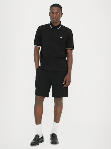ARMANI EXCHANGE Poloshirt in Schwarz