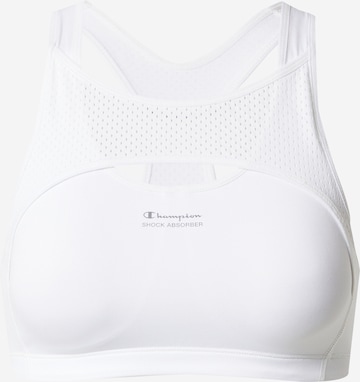 SHOCK ABSORBER Sports Bra in White: front