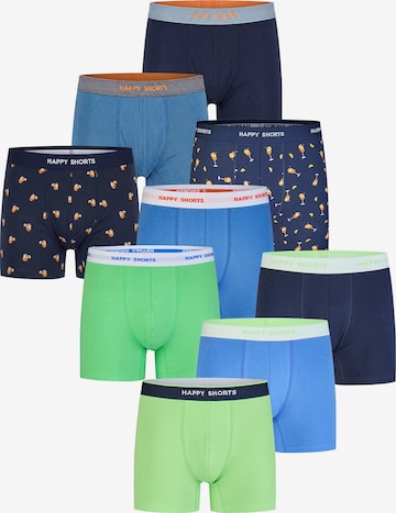Happy Shorts - Boxers ' Jersey ' em azul: frente