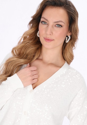 faina - Cárdigan en blanco