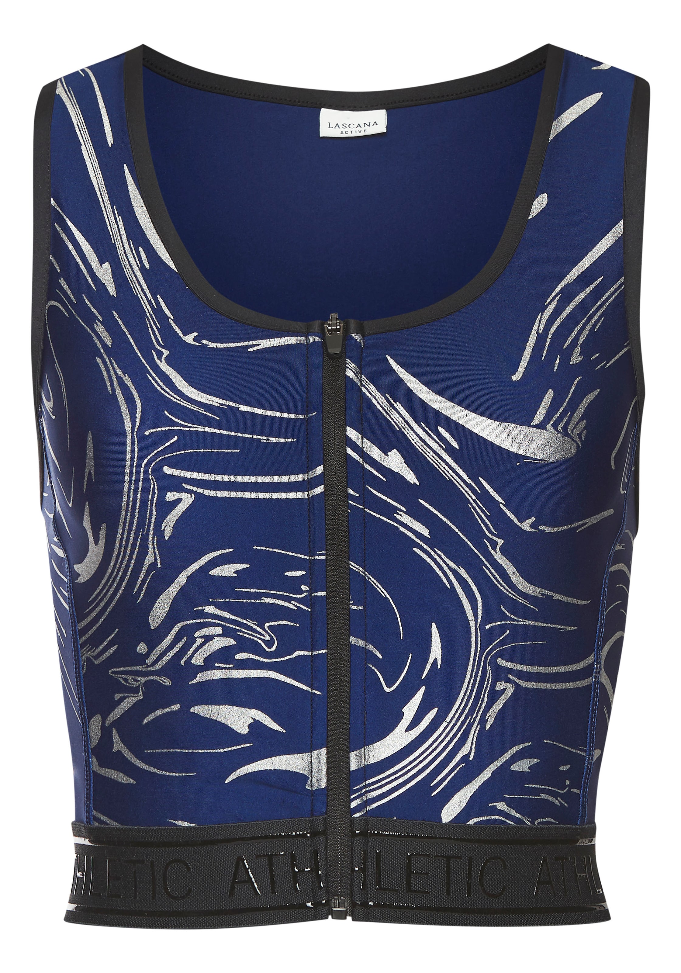 LASCANA ACTIVE Sports Top in Blue: front