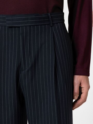 regular Pantaloni con pieghe 'Eurico' di Antioch in blu