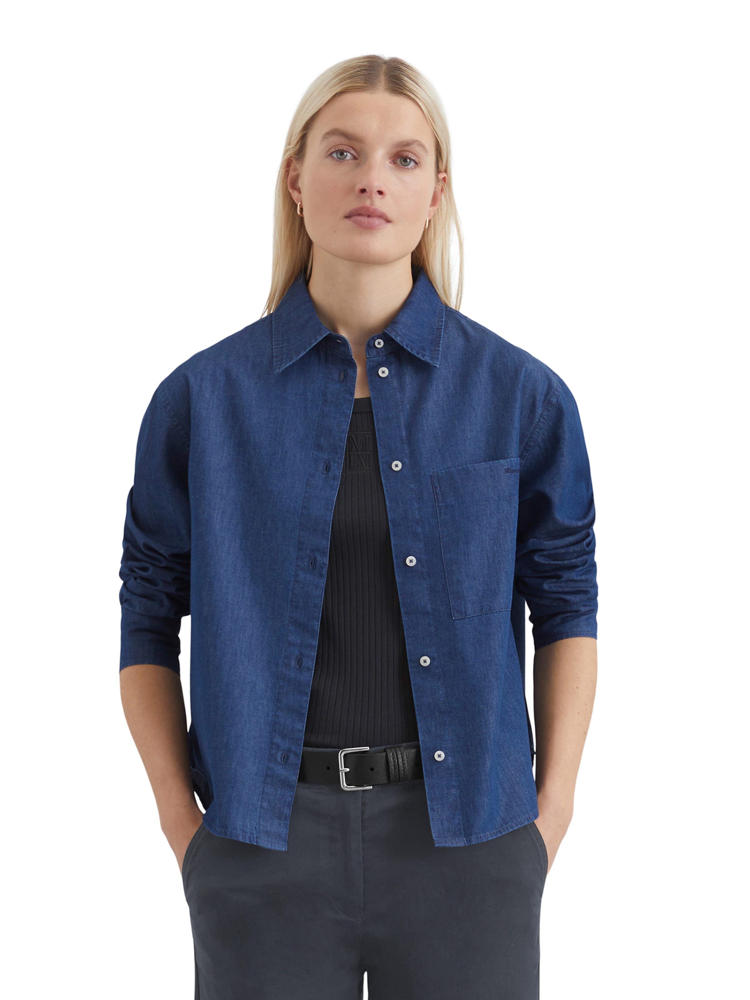 Marc O'Polo Blouse in Blue: front