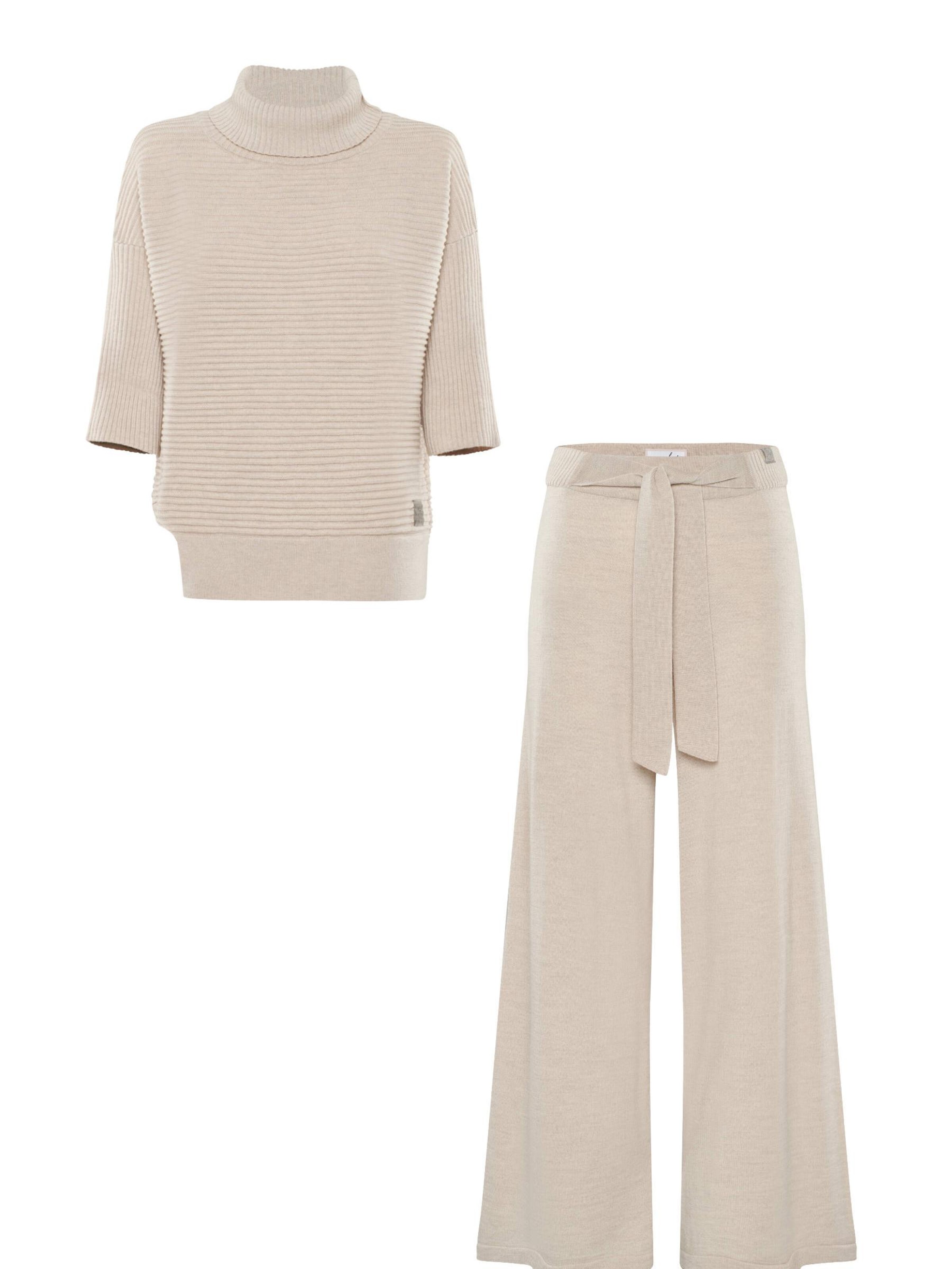 YOU LOOK PERFECT Hausanzug 'LOUNGEWEAR SET  - Pullover Bailey & Pants Bailey'‌ in Beige