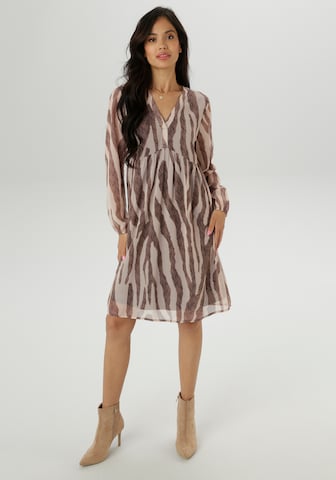 Aniston SELECTED Kleid in Beige