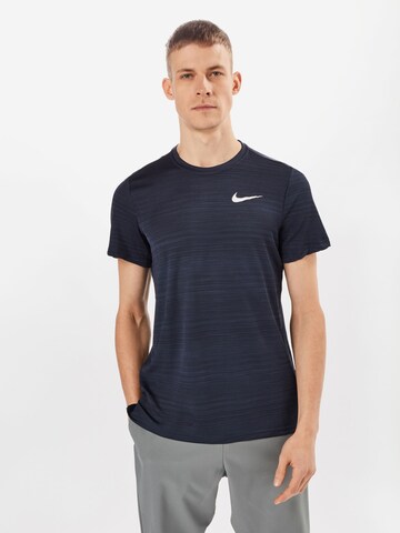 NIKE Performance shirt 'Superset' in Blue: front