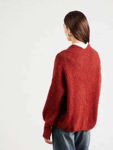 AMERICAN VINTAGE Knit Cardigan 'EAST' in Red