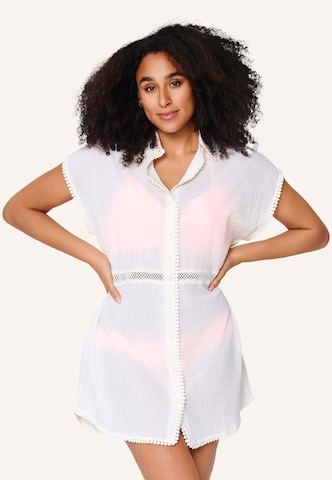 LingaDore - Bañador en blanco: frente