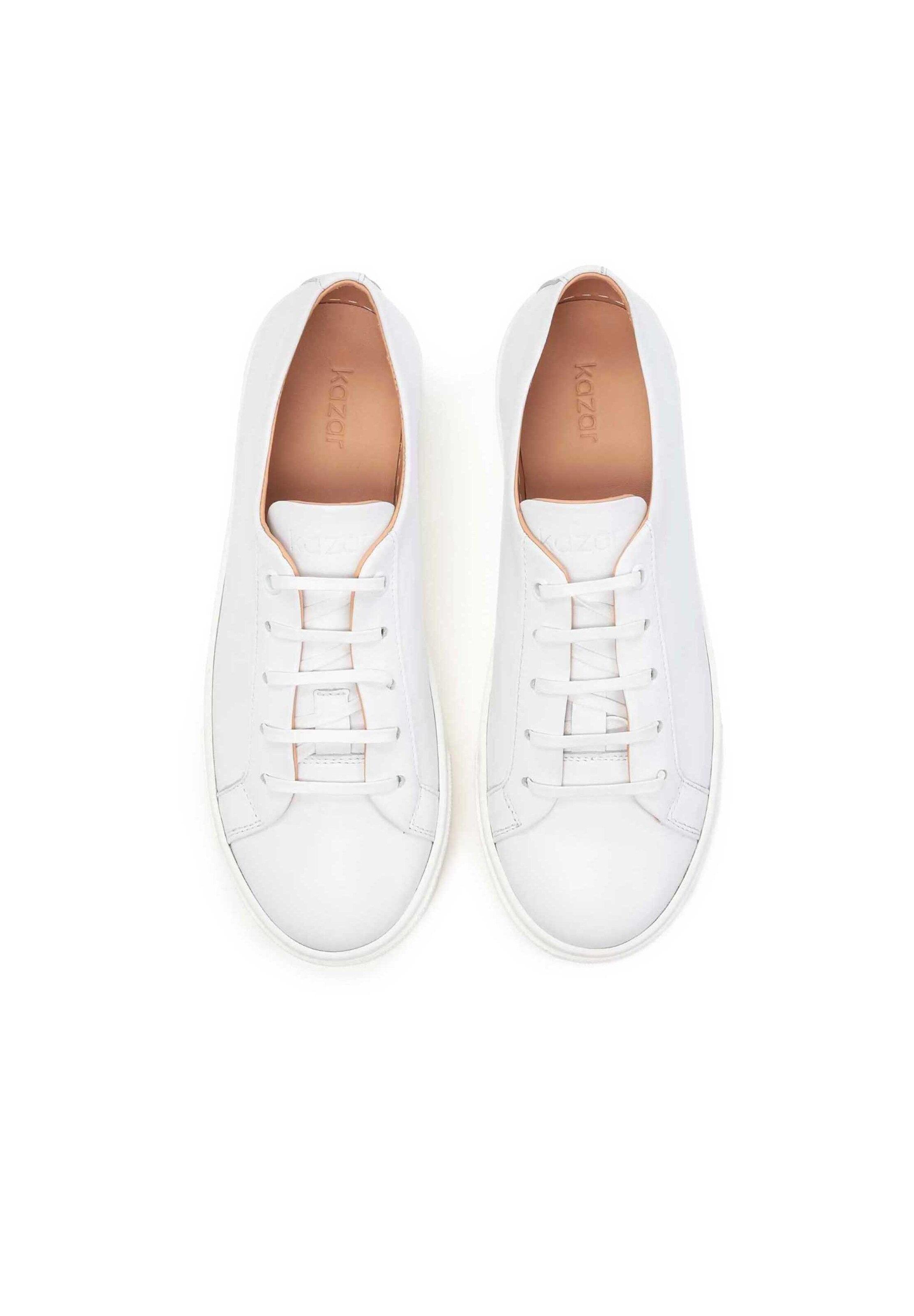 Sneaker low de la Kazar pe alb