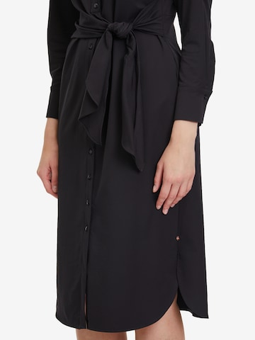 Vera Mont Hemdblusenkleid mit Knopfleiste in Schwarz
