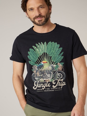 T-Shirt 'AVENTURA' Deeluxe en noir