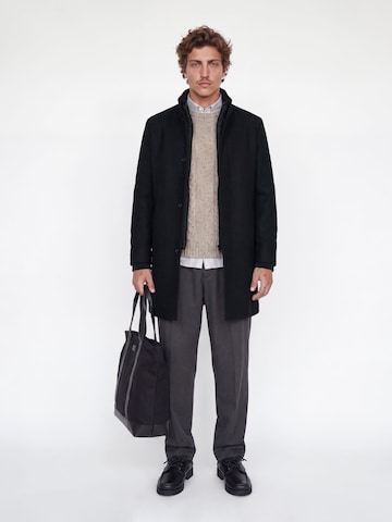 Manteau mi-saison 'JJEMELTON' JACK & JONES en noir