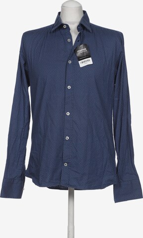 Bertoni Button Up Shirt in L in Blue: front